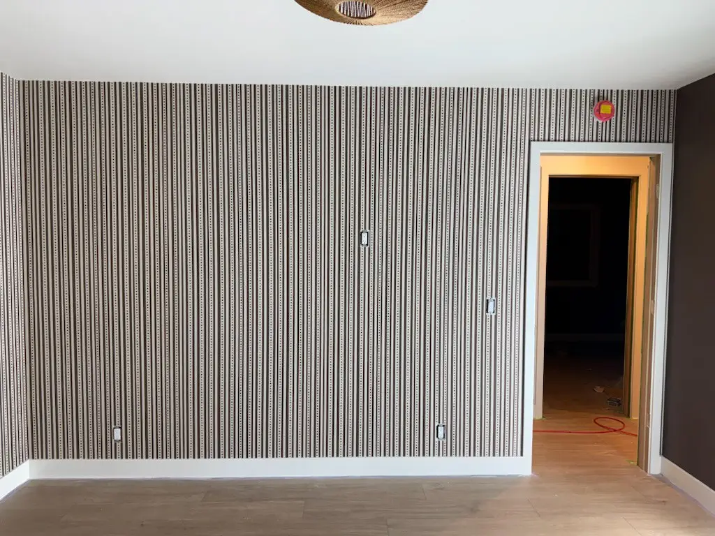 Professional wallpaper installation in Washington Square West, Philadelphia by Jude Wallpaper Installations